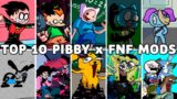 Top 10 Pibby x FNF Mods (VS Finn & Jake, Gumball, Steven, Spongebob, Robin) – Friday Night Funkin'