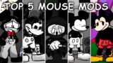 Top 5 Mouse Mods (VS Mickey Mouse Soft, Wed's Infidelity, Treasure Funkin) – Friday Night Funkin'
