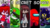 Top 5 Secret Songs (VS Heartbreak, Impostor V3, Stickman, Flippy) – Friday Night Funkin'