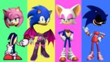 Wrong Head Sonic Boom Sonic EXE FNF Rouge Amy | Can You Guess? | Meme Coffin Dance COVER Astronomia