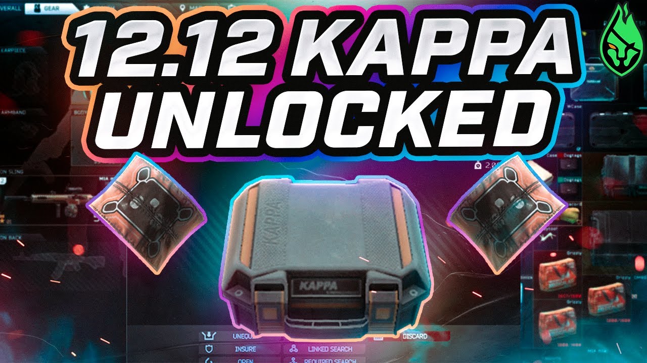 12.12 Kappa UNLOCKED & New RARE Armband Escape from Tarkov New