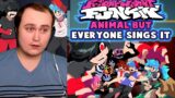 “Animal” but Everyone Sings it – Friday Night Funkin Animation | Reaction