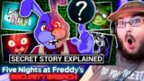 Bonnie's Secret Story in Five Nights at Freddy's: Security Breach Explained (FNAF Theories) REACTION