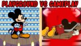 FNF Character Test | Gameplay VS Playground | Mickey Mouse Dies | Goodbye World, kills Mickey