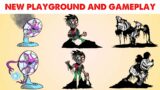 FNF Character Test | Gameplay VS Playground | Pibby, Robin, Glitch Mickey