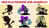 FNF Character Test | Gameplay VS Playground | Pibby, Robin, Glitch SpongeBob
