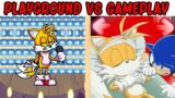 FNF Character Test | Gameplay VS Playground | Boyfriend Dies but it's Tails | FNF Goodbye World