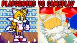 FNF Character Test | Gameplay VS Playground | Boyfriend Dies but it's Tails | FNF Goodbye World Mod