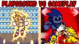 FNF Character Test | Gameplay VS Playground | Boyfriend Dies but it's Fleetway Sonic | Goodbye World