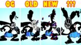 VS PIBBY Corrupted Glitch Oswald  OG VS OLD VS NEW FNF MODS (Come and Learning with Pibby)