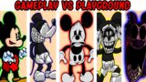 FNF Character Test | Gameplay VS Playground | Mickey Mouse HD | Wednesday's Infidelity | Mokey