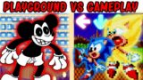 FNF Character Test | Gameplay VS Playground | Mickey Mouse A Desolate Walk | Sonic