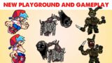 FNF Character Test | Gameplay VS Playground | Boyfriend Dies, Aurora, Springtrap