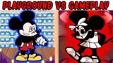 FNF Character Test | Gameplay VS Playground | Minnie Mouse | Reanimated Mickey | Glitcher Mouse