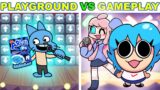 FNF Character Test | Gameplay VS Playground | Pow Sky | Cloud | Gumball