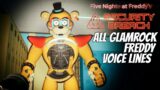 All Voice – Lines from Glamrock Freddy | FNaF:Security Breach
