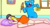 Bad Huggy Wuggy x Poor Squid Game Doll – Friday Night Funkin' Animation | Gacha Animations
