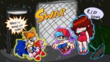 Boyfriend Dies But….? Sonic Goodbye World | Swap FNF | Speedpaint.