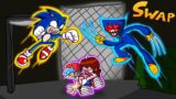 Boyfriend Dies But……Sonic Revenge | Sonic Goodbye World | Swap FNF | Speedpaint.
