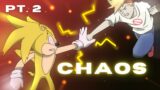 CHAOS Fleetway Sonic vs Super BF & Demon GF | FNF Animation