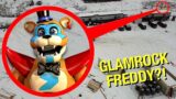 DRONE CATCHES GLAMROCK FREDDY FROM FIVE NIGHTS AT FREDDY'S AT HAUNTED SECURITY BREACH!! (SCARY)