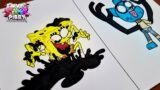 Drawing Corrupted Sponge bob & Gumball | Friday Night Funkin'