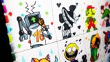 Drawing FRIDAY NIGHT FUNKIN' CHARACTERS – HEX, SUICIDE MOUSE, SUPER MARIO and MORE