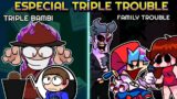 ESPECIAL TRIPLE TROUBLE FNF! Family Trouble e Dave e Bambi Phonebreacker