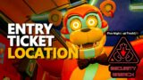 Entry Ticket Location FNAF Security Breach