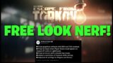 Escape From Tarkov – HUGE NERF TO FREE LOOK! NO MORE FREE LOOK WHEN AIMING!