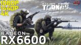 Escape from Tarkov | RX 6600 | 1080p, 1440p, 4k benchmarks!