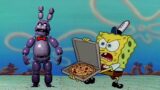 FNAF Bonnie trying to get a pizza from Spongebob