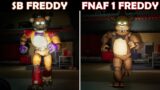 FNAF Glamrock Freddy vs. OG Freddy Comparison