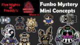 FNAF SECURITY BREACH MYSTERY MINIS WAVE 2 FUNKO CONCEPTS! | Five Nights at Freddy's Funko Toys Merch