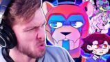 FNAF SECURITY BREACH SONG ANIMATION – SUPERSTAR BY CG5 REACTION!!