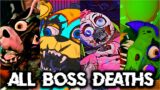 FNAF Security Breach – All Boss/Monsters/Animatronics Deaths or getting DESTROYED!