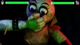 FNAF Security Breach GLAMROCK CHICA BOSS FIGHT WITH Healthbars