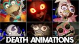 FNAF Security Breach – How Monsters/Enemies/Animatronics Kill You? Death animations/Jumpscares