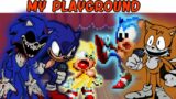 FNF Character Test | Gameplay VS My Playground | Faker Tails | Sonic