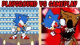 FNF Character Test | Gameplay VS Playground | Chasing Sonic Dies | FNF Goodbye World