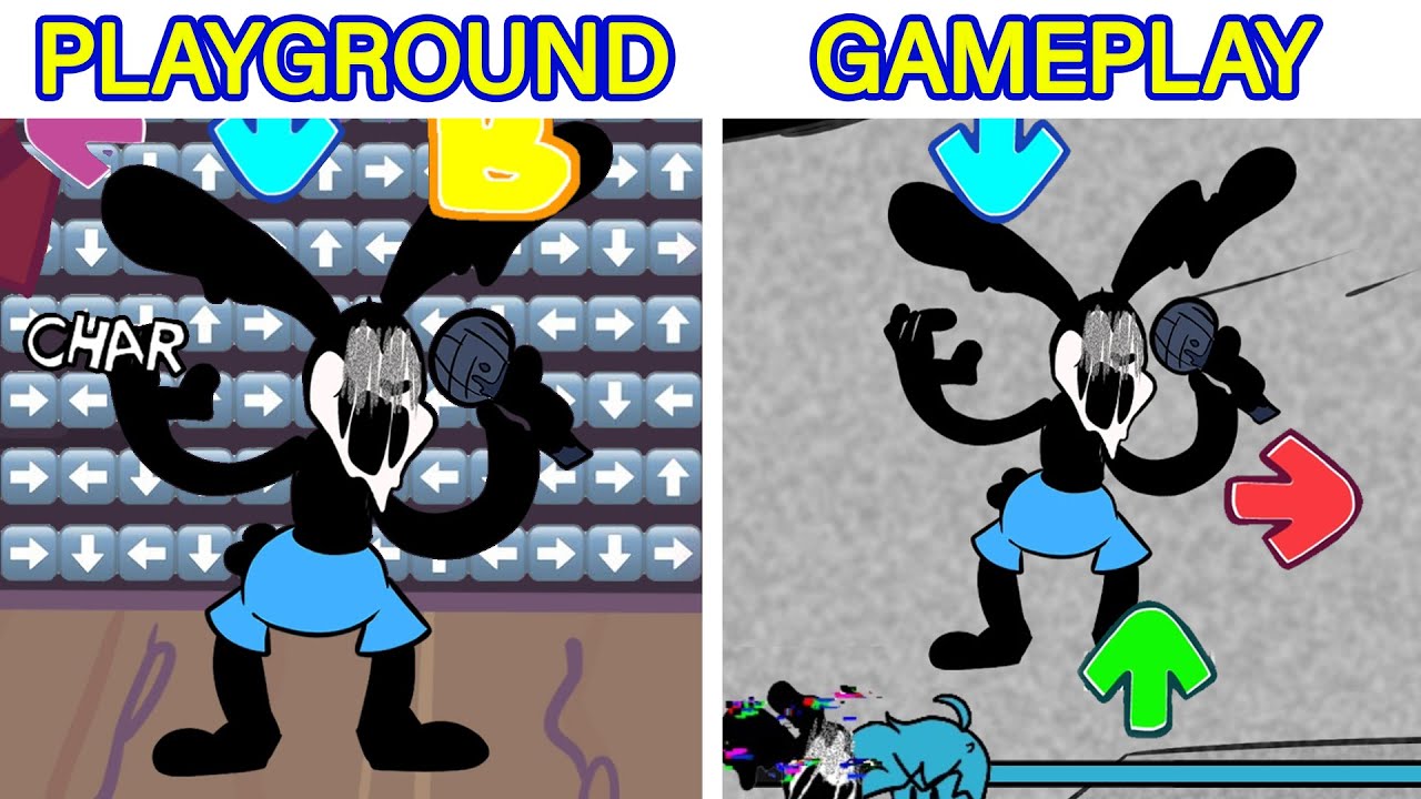 Fnf Character Test Gameplay Vs Playground Corrupted Oswald Fnf X