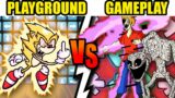 FNF Character Test | Gameplay VS Playground | Corrupted Red Shaggy | Fleetway Sonic | Aurora|Gumball
