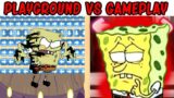 FNF Character Test | Gameplay VS Playground | Corrupted SpongeBob VS Pibby