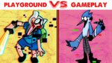 FNF Character Test | Gameplay VS Playground | Finn, Modercai, Steven, Spinel