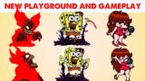 FNF Character Test | Gameplay VS Playground | GirlFriend, Spongebob, Tricky