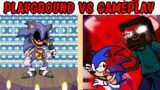 FNF Character Test | Gameplay VS Playground | Herobrine killed Sonic