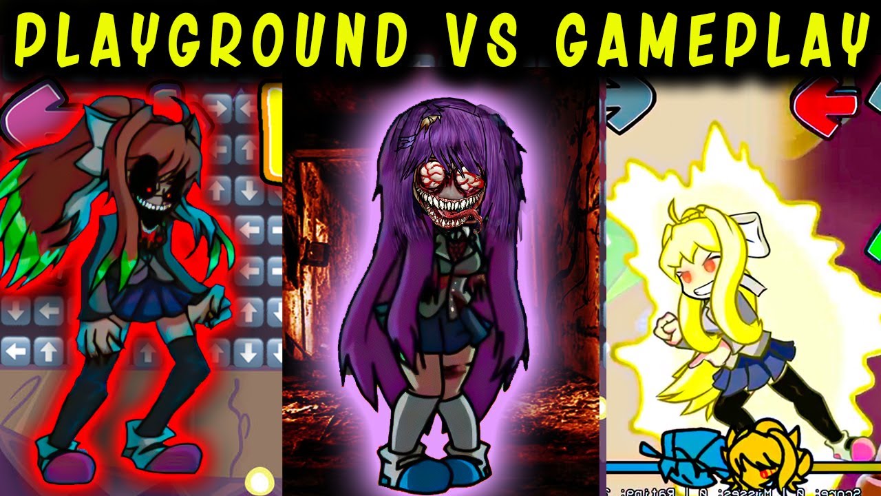 Fnf Character Test Gameplay Vs Playground Monika Exe Natsuki Exe Yuri