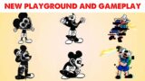 FNF Character Test | Gameplay VS Playground | Mickey Glitch, Bipolar Mouse, Finn