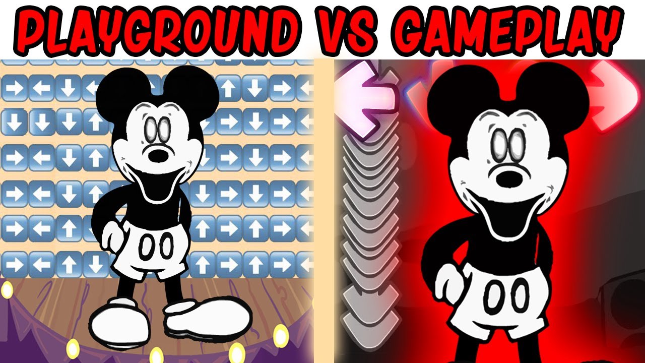 Fnf Character Test Gameplay Vs Playground Mickey Mouse Sunday Night New World Videos 1164