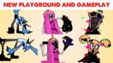 FNF Character Test | Gameplay VS Playground | Modercai, Princess, Jake